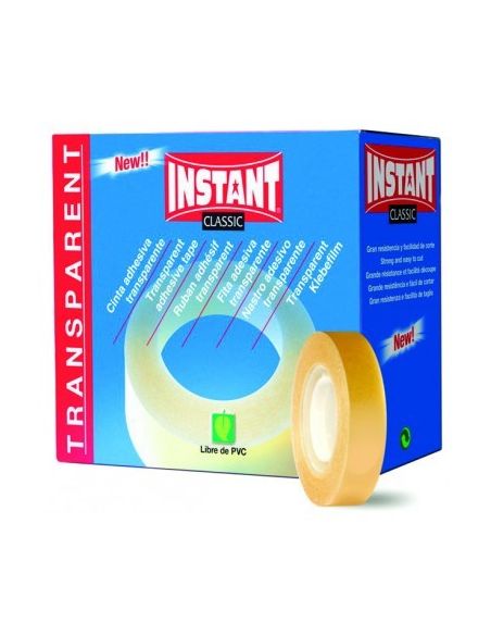 Cinta Adhesiva Instant Transparente Cello 19 X 33 Normal