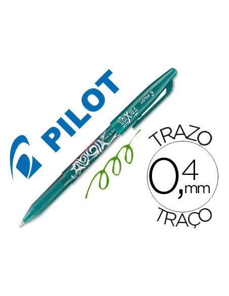 Boligrafo Verde Pilot Frixion Borrable Verde