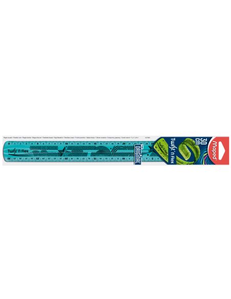 Regla Maped Plastico Flexible De 30 Cm Colores Surtidos